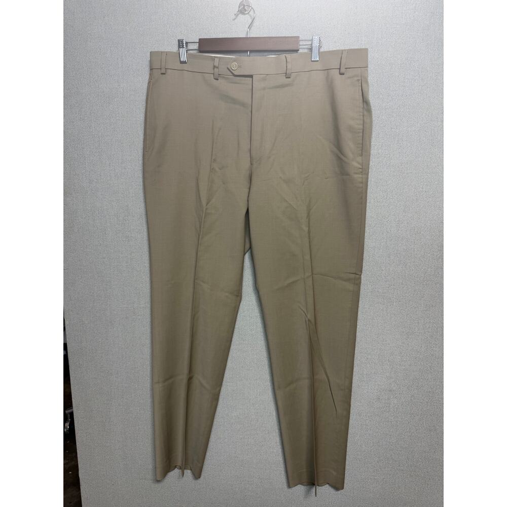 LAUREN RALPH LAUREN Men’s Dress Pants WOOL TOTAL COMFORT Size 38x32 flat‎ front